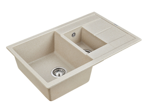 Кухонная мойка Paulmark FLUGEN 60/1,5 PM237850-BE 80х50 цвет бежевый - фото 2